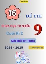 Tuyển tập 16 Đề thi cuối kì 2 năm học 2024-2025 môn Khoa Học Tự Nhiên 9 Kết nối tri thức (Có đáp án)